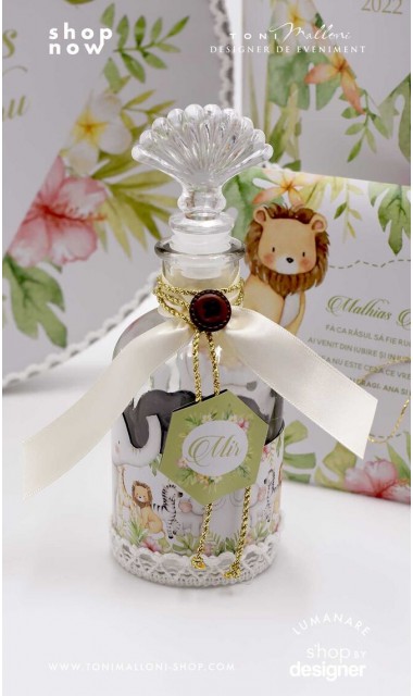 Trusou botez cu leuti elefanti zebre maimutele inspirat din cartea junglei Jungle Friends 8